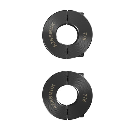 Two-Piece Clamping Collar, Carbon Steel with Black Oxide Plating, 7/8" Bore Size, Set Screw