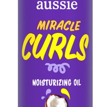Aussie Miracle Curls Moisturizing Oil 3.2 Ounce (Pack of 3)