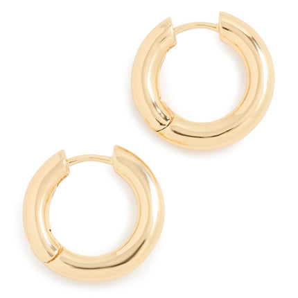 gorjana - Lou Hoops 13/16 inch - 18k Gold Plated for Women