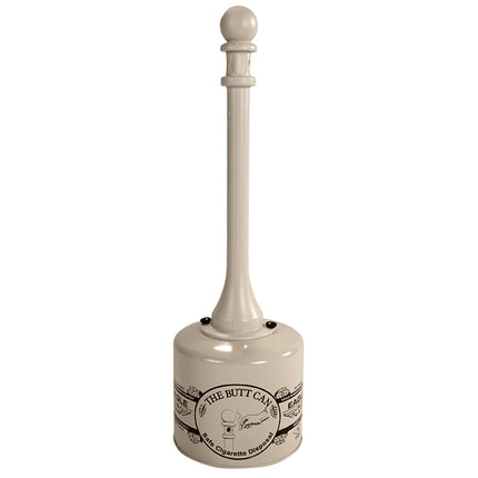 Eagle Cigarette Butt Receptacle, 5 Gallon Capacity, Beige
