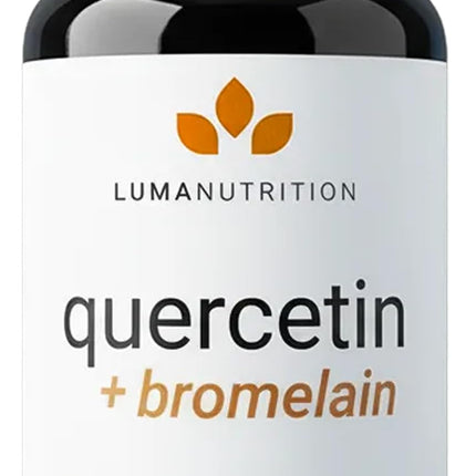 Luma Nutrition Quercetin 500mg - Quercetin with Bromelain Supplement - Antioxidant - Immune Support - Vegan & Gluten-Free - 60 Capsules