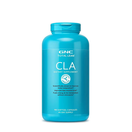 GNC Total Lean Premium CLA 3-6-9 | Improves Body Composition & Muscle Tone, Fuels Energy Without Stimulants, Supports Cardiovascular & Joint Health | 180 Softgel Capsules