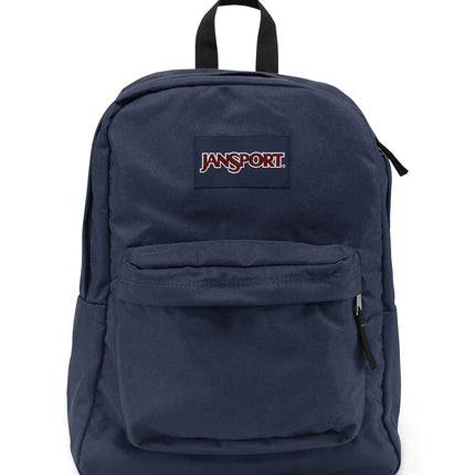 JanSport SuperBreak One Backpack Navy - Durable, Lightweight Bag with 1 Main Compartment, Front Utility Pocket with Built-in Organizer - Premium Backpack