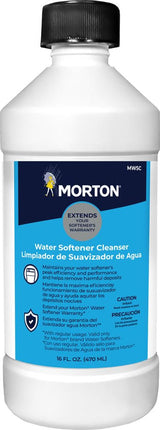 Morton MWSC Universal Water Softener Cleanser – Removes Iron, Sediment & Rust Buildup – Cleans Resin Bed & Valve System – Compatible with Most Water Softener Brands