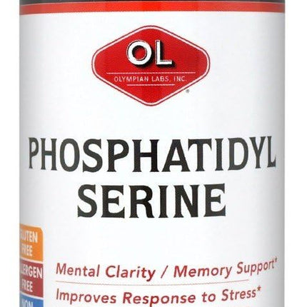 Olympian Labs Phosphatidylserine Complex | 60 Capsules | Supports Healthy Brain Cognitive Function, Promotes Memory, Focus Brain Activity