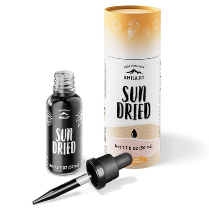 Pure Himalayan Shilajit | 100% Pure Natural Shilajit Grade A Max Potency 85+ Trace Minerals & Fulvic Acid | 3rd Party US Lab Tested | Sun Dried Liquid Drops | 50g (50ml)