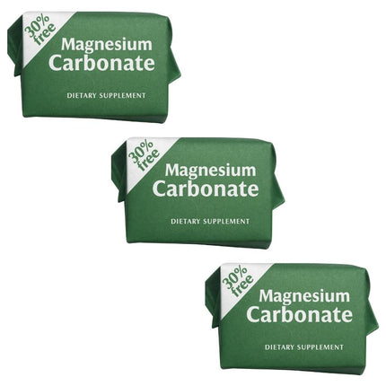 LENICO – Magnesium Carbonate Cubes | Pack of 3 x 7 g Each | Natural Dietary Supplement, Gluten-Free, Vegan, Food Grade, Made in Mexico