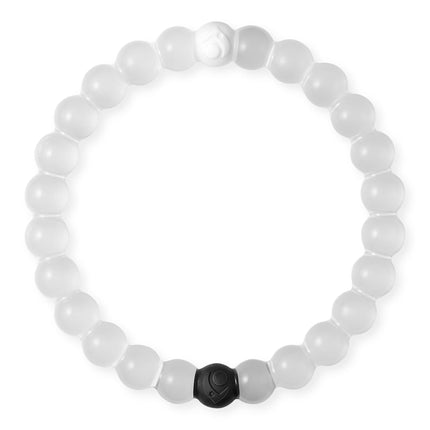 Lokai Classic Clear Beaded Silicone Bracelet for Women & Men, M Jewelry