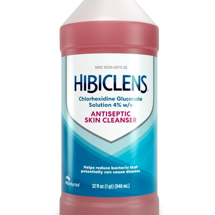 Hibiclens – Antimicrobial and Antiseptic Soap and Skin Cleanser – 32 oz – for Home and Hospital – 4% CHG, Packaging May Vary