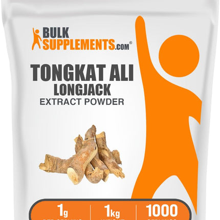 BulkSupplements.com Longjack Extract Powder - Tongkat Ali Extract, Tongkat Ali for Men & Women - Gluten Free, 1g per Serving, 1kg (2.2 lbs) (Pack of 1)