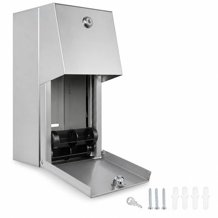 Stylever Commercial Toilet Paper Dispenser - Double Roll Holder