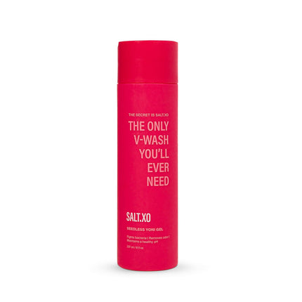 salt.xo Seedless Yoni Gel Wash, Feminine Wash, Cucumber Aloe, 8 Fl Oz