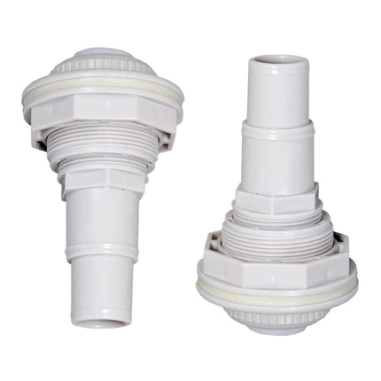 ATIE SP1023 Above Ground Pool Complete Return Outlet Jet Fitting with Gaskets and Adapter for Hayward SP1023 1-1/2-Inch FIP Inlet Return Fitting with Locknut and Gasket (2 Pack)