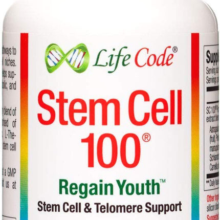 Life Code Stem Cell 100-100% Vegetarian Anti-Aging & Stem Cell Supplement