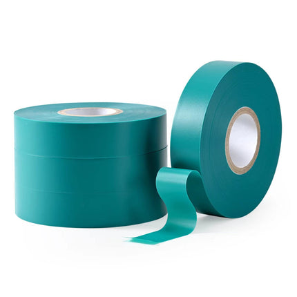 TELENT OUTDOORS 4 Rolls Stretch Tie Tape, 1” Wide 200FT Reusable Garden Plant Ties Green Tapes for Plants, Thick Garden Vinyl Stake Ribbon for Branches Flowers Tomatoes Indoor Outdoor Greenhouse