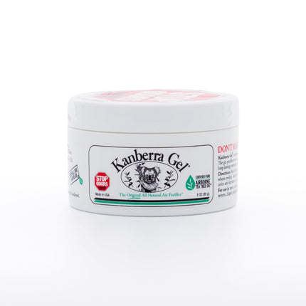 Kanberra Gel 3oz - All-Natural Odor Eliminator & Air Freshener for Home, Car, RV, Boat, Gym Bag | Eco-Friendly, Long-Lasting Tea Tree Oil Formula, Safe for Pets and Family.