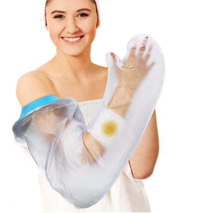Asunby Cast Covers for Shower Arm Adult Waterproof,Reusable Full Cast Protector for Bandage,Hand,Wrist,Elbow,Soft Comfortable Showering Sleeve Bag to Keep Wounds Dry,After Surgery Gifts