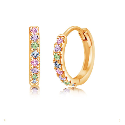 Chanteur Hypoallergenic Earrings For Girls | Small Hoops | Girl Earrings | Huggies For Girls | For Teen Girls | Small Hoop Earrings for Women | Kids Earrings