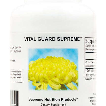 Supreme Nutrition Vital Guard Supreme, 160 Pure Chrysanthemum Vegetarian Capsules
