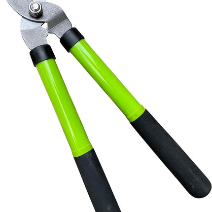 GARDEN GURU Bypass Loppers Tree Trimmer Clipper – Compact 15 inch High Carbon Steel Blade Gardening Loppers Pruning Shear - Comfort Grip Handles – Heavy Duty Branch Cutter – Cut Thick Branches w Ease