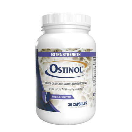 ZyCal Bioceuticals Ostinol(TM) 350 Bone & Joint Supplement with 350mg of Cyplexinol® Bio-Active Protein Complex - for Moderate Bone Loss & Moderate Joint Disfunction - 30 ct Capsules