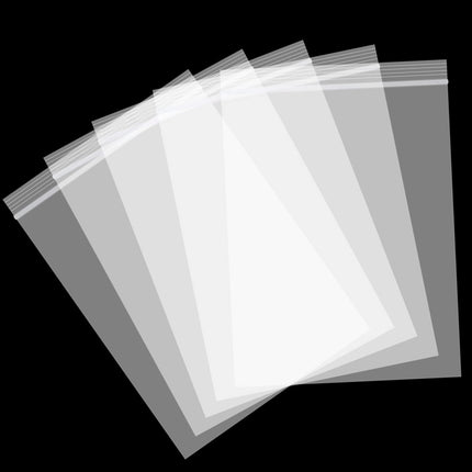 Aubeco 400Pcs 3x4 Inch Clear Plastic Zip Bags, 2Mil Thick