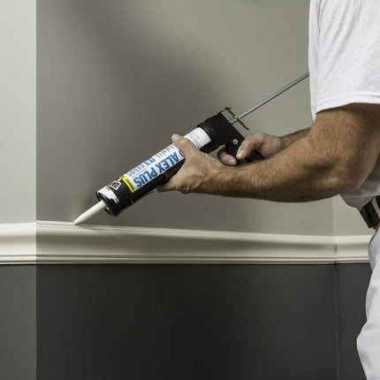 DAP INC 18152 10.1oz White Alex Plus Acrylic Latex Caulk with Silicone | Pack of 4