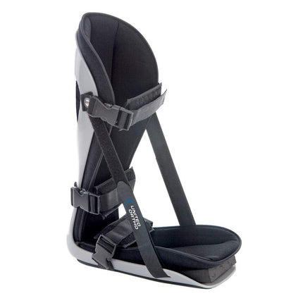 United Ortho Plantar Fasciitis Adjustable Leg Support Brace Fits Right or Left Foot for Soreness Relief, Foot Pain and Stretching, Large, Black