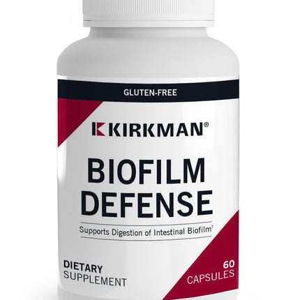 Kirkman - Biofilm Defense Disruptor and Buster - W/Lipase and Glucoamylase - Enzymes for Digestion for Men and Women - Protects Immune System - 60 Supplement Capsules