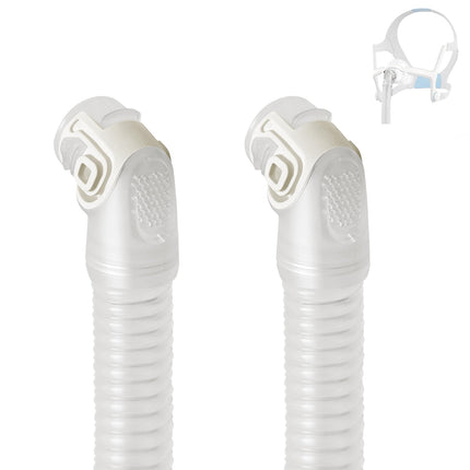 2 Packs Replacement Short Tube and Elbow for Resmed AirFit N20, Airtouch N20 Mask - No Leakage - Reduce Noise