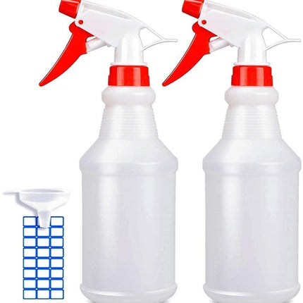 Empty Spray Bottles 16oz/2Pack - Adjustable Spray Bottles for Cleaning