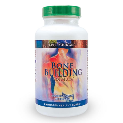 Youngevity Bone Building Formula™ - Calcium, Magnesium, D3, Biotin, Glucosamine HCl for Bone Health, and Density - Essential CoFactors: Trace Minerals, Boron, Horestail Herb, Rosehips (150 Caps)