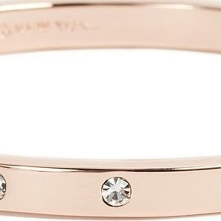kate spade new york Set In Stone Stone Hinged Clear/Rose Gold Bangle Bracelet