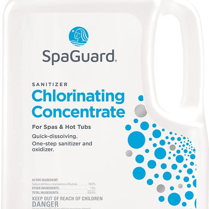 SpaGuard Spa Chlorinating Concentrate, 5 lb, Single, Advanced Spa Water Treatment for Hot Tubs and Spas, Quick Dissolving Oxidizer