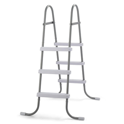 Outvita Above Ground Pool Ladder, 3-Step Steel A-Frame Swimming Pool Stairs for 42" High Wall, 300 lbs Capacity Entry/Exit Steps with Secure Non-Slip Sturdy Wide Step
