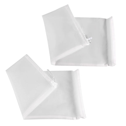 YIBEICO 2 PCS Replacement Filter Bags for KOKIDO XTROVAC 410 for XTROVAC 910, 250 Microns and 75 Microns Filter Bags Set