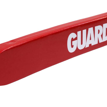 Kemp USA 50-Inch Red Lifeguard Rescue Tube with White Guard Logo Durable Flotation Device for Pools and Open Water Professional Lifeguard Equipment Safety Buoy for Training and Rescue Use