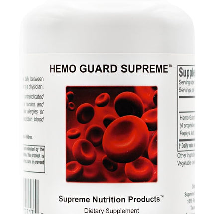 Supreme Nutrition Hemo Guard Supreme, 120 Pure Herbal Combination Vegetarian Capsules