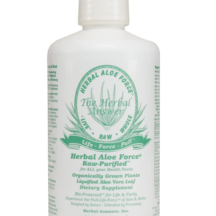 Herbal Answers Herbal Aloe Force Aloe Vera and Herbal Dietary Supplement, 32 fl oz