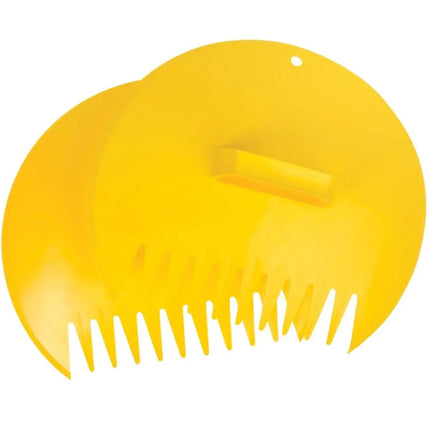 Rocky Mountain Goods Classic Leaf Scoops - Yellow Collector Leaf Grabbers with Handles for Easy Yard Cleanup - Claw Rake Tips for Gathering and Scooping Leaves and Grass