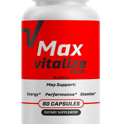 (1 Pack) Max Vitalize Elite Capsules - Official MaxVitalize Supplement Pills with Premium Ingredients, Advanced Formula Support for Overall Health & Wellness Reviews (60 Capsules)
