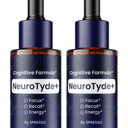 (2 Pack) Neurotyde Drops, Official Nuerotyde+ Liquid Supplement Dropppers with Premium Ingredients, Advanced Formula Support for Memory, Overall Health & Wellness Reviews (4oz/120ml)