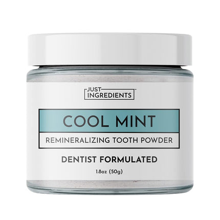 Remineralizing Tooth Powder – Fluoride-Free Oral Care – Gently Cleans & Whitens – Supports Strong Teeth & Fresh Breath – Vegan, Non-GMO, Made with Real Food Ingredients (Regular)