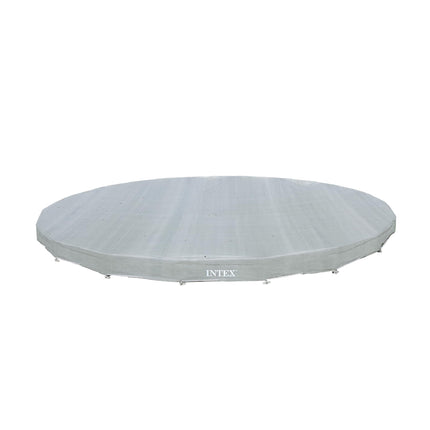 INTEX 28041E Deluxe Pool Cover: for 18ft Round Ultra XTR Pools – Includes Rope Tie – UV-Resistant – 8in Overhang – Snug Fit