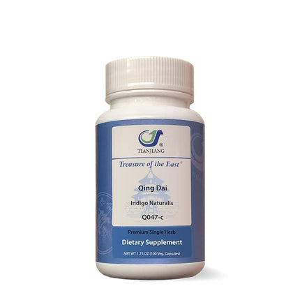 Treasure of the East, Indigo - Qing Dai Capsules (1:1 Herbal Extracts, 100 Capsules)