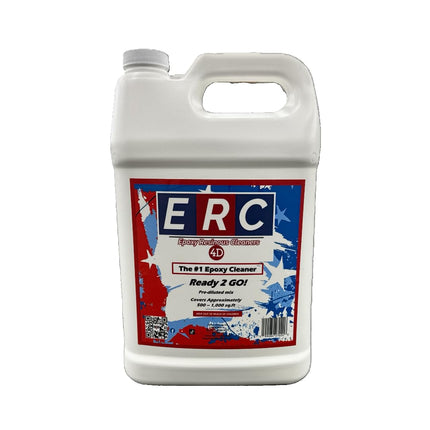 ERC #1 Epoxy Cleaner "Ready 2 Go" Pre-Diluted Gallon of ERC Epoxy & Resinous Surface Cleaner | Professional Strength | No Mixing Required | Cleans Epoxy Floors, Sealed Concrete, and More