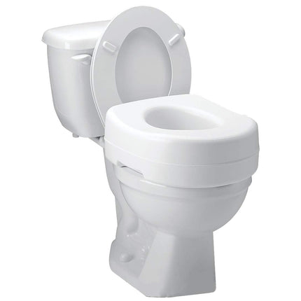Carex Toilet Seat Riser, 5.5 Inch, Toilet Seat Risers for Seniors, Raised Toilet Seat, Supports 300lbs, Slip-Resistant, Toilet Riser, Elevated Toilet Seats