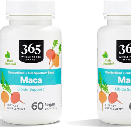 365 by Whole Foods Market Maca, 60 CT (Pack of 2)