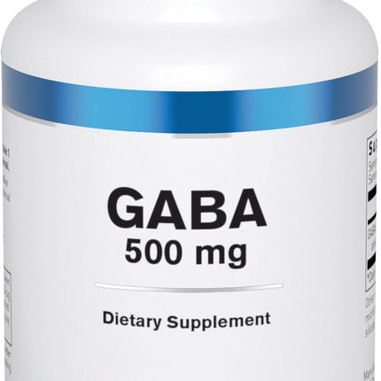 Douglas Laboratories GABA 500 mg. | Amino Acid Support for Brain Neurotransmitters, Sleep Cycles, and Body Temperature | 60 Capsules