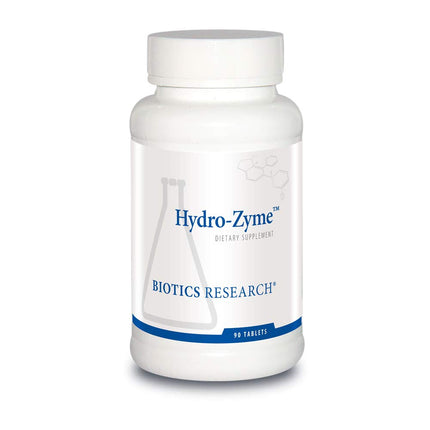 BIOTICS RESEARCH Hydro-Zyme Digestive Support, Contains Betaine Hydrochloride, Supports Healthy Gastric pH 90 Tablets